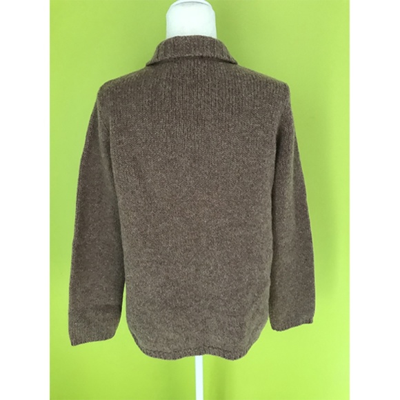 J. Crew Ribbed Collar Pure Wool Knit Sweater M - Picture 2 of 8